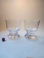 Dartington Crystal Eve Large Gin Whiskey Goblets By Frank Thrower FT124/5 x 2