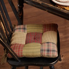 Rustic 14 in Chair Pad Green