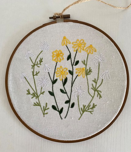 Vintage wooden embroidery - wooden,
