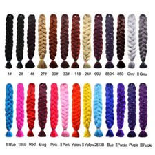 41" Synthetic Kanekalon Jumbo Braids Box Braids Crochet Braiding Hair Extensions
