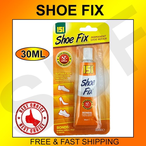 Shoe glue fix - permanent, repair