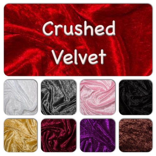 Crushed velvet jersey fabric - velvet,