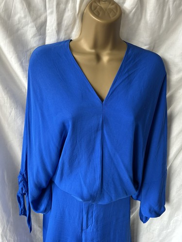 Zara electric blue palazzo top - electric,