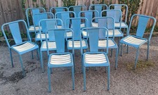 MID CENTURY FRENCH TOLIX T5 METAL BISTRO KITCHEN GARDEN CHAIRS * PRICE PER CHAIR