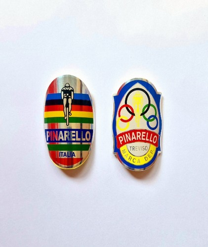 Pinarello bike head badge - head,