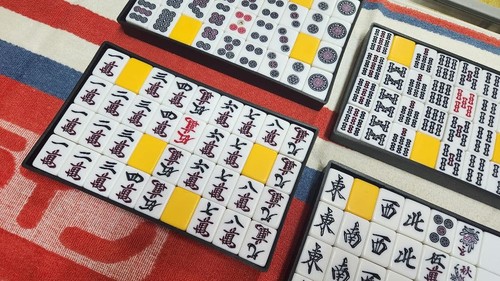 Mahjong set size 144 tiles - mahjong,