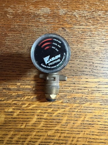Propane tank gauge gas leak - gauge,