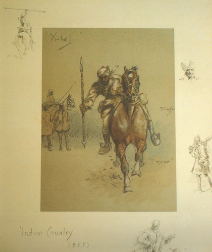 Snaffles art indian cavalry - art,