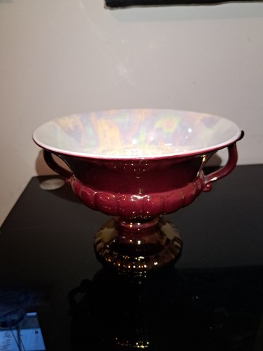 Vintage luster goblet redish - vintage,