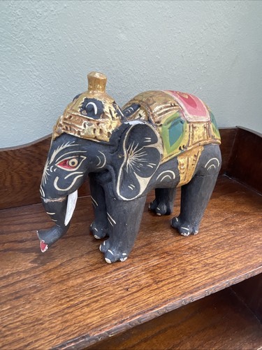 Vintage hand carved wooden - hand,