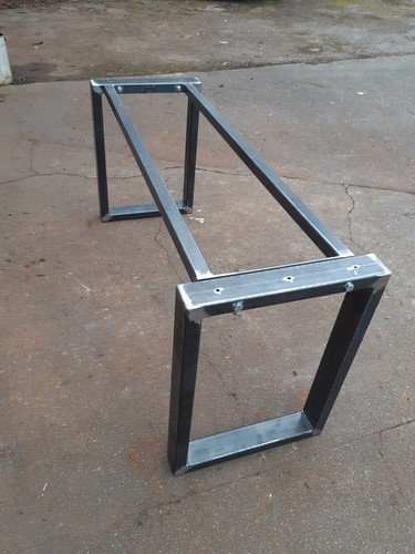Metal table frame with double - table,