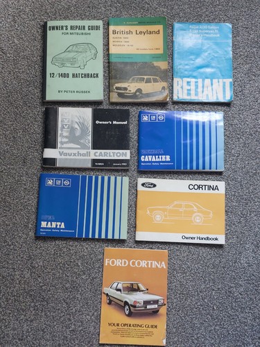 Car manuals reliant - 8, manuals..reliant
