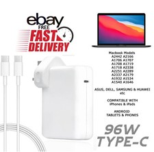 96W USB-C Power Adapter+Cable