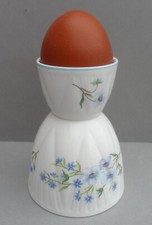 A Shelley "Blue Rock " 13591 Dainty shape double egg cup. C.1940+.