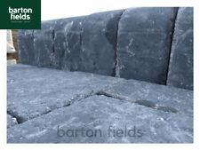 Tumbled High Kerbs for Driveways, 200mm High Kerb Edgings, Charcoal