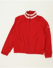 MURPHY & NYE Mens Bomber Jacket UK 40 Large Red Polyamide UO01