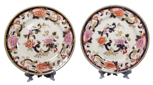 Vintage mason ironstone - ironstone, blue