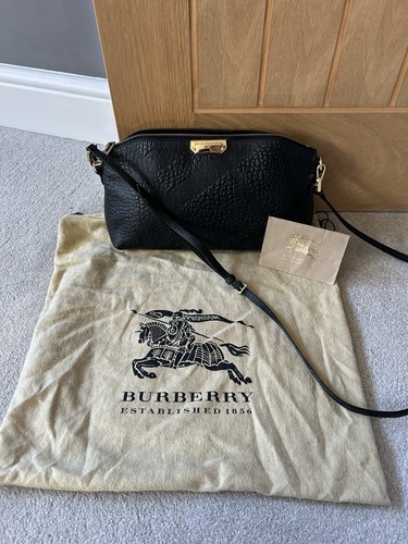 Burberry black leather - burberry,