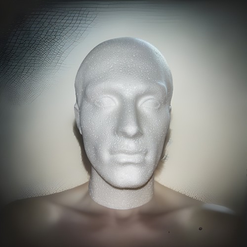 White male polystyrene - male,