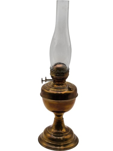 Vintage brass kerosene oil - vintage,