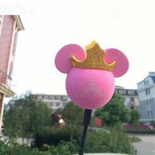 Cute Pink Crown Mickey Antenna