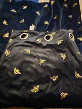 Velvet Curtains In Navy Blue