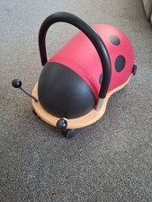 Original Wheelybug Small Wooden Ride-On, Multi-Directional Castor Wheels 