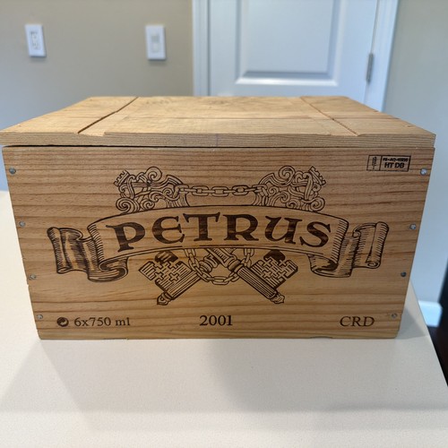 Petrus wooden wine crate box - box,