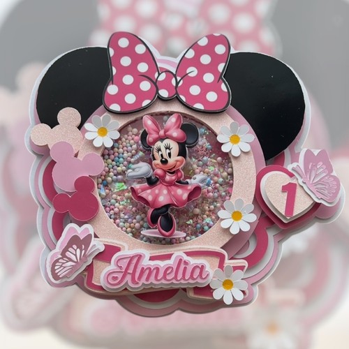 Minnie mouse inspired cake - minnie,
