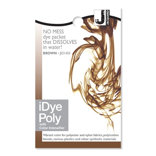 Brown jacquard idye synthetic - jacquard,