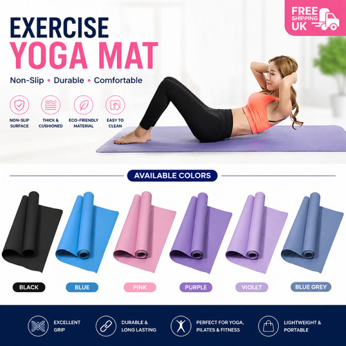Yoga mat 4mm thick - mat,