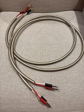 Linn K200 speaker cables 1.4m pair. Terminated with Banana Plugs