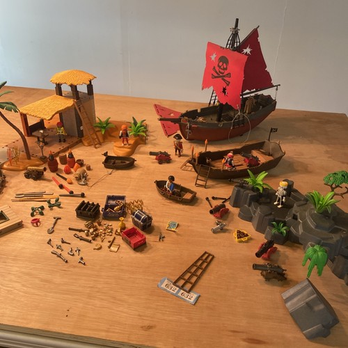 Playmobil pirate ship - playmobil, and
