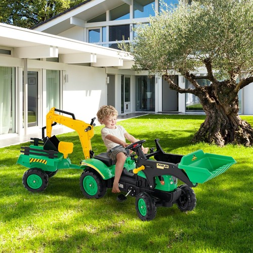 In1 kids ride excavator - on,