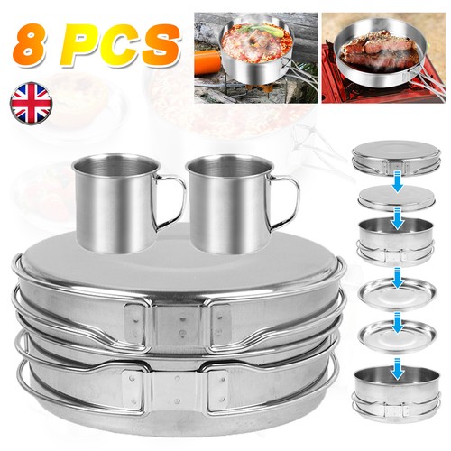 8pcs stainless steel cookware - 8pcs,