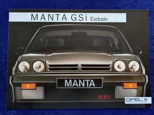 Opel manta gsi exclusive - opel,