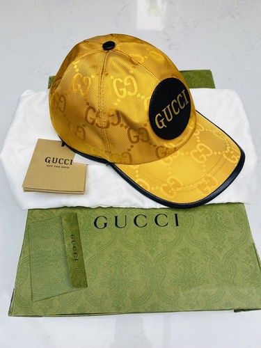 Gucci baseball cap leather - gucci, gg