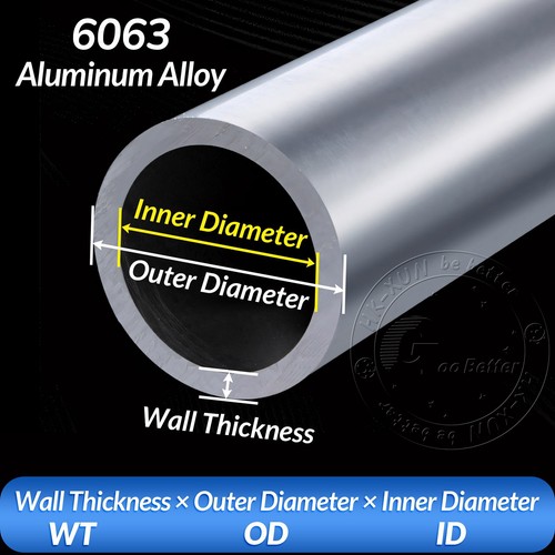 Aluminium round tube - pipe, 5mm