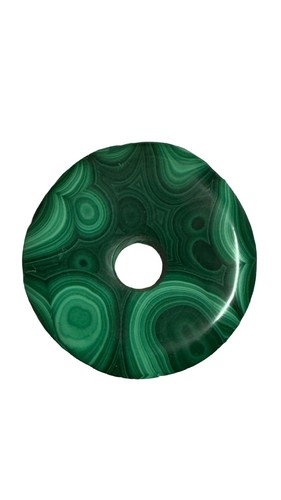 Malachite donut bead - bead, 30mm