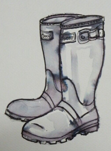 Ink drawing barbour - ink,