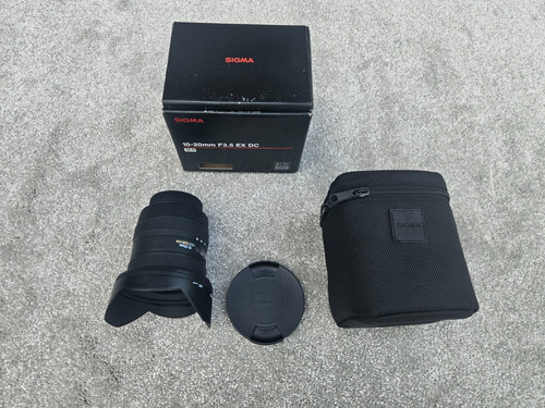 Sigma wide angle - angle, 10-20mm