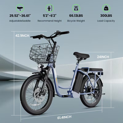 Electric scooter with built - with, built-in