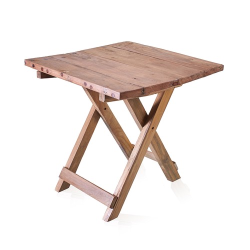 Recycled teak square - recycled,