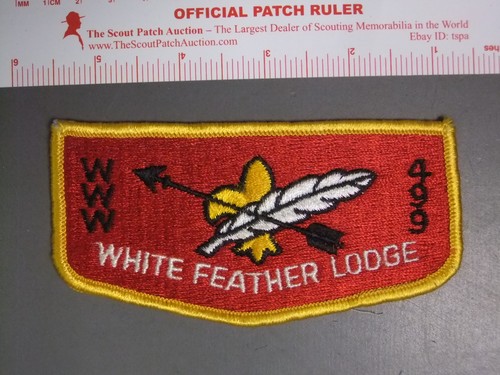 Boy scout 499 white feather - boy, oa