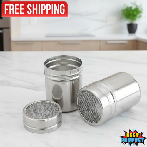 Sugar shaker stainless steel - shaker,