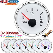 52mm White Fuel Level Gauge