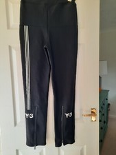 adidas y3 yohji yamamoto Fleece Lined thermal Joggers Tracksuit Bottoms SMALL 