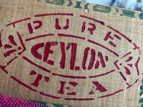 Vintage pure ceylon tea wooden - ceylon,