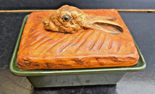 PILLIVUYT MEHUN LARGE POT TERRINE CERAMIC HARE DECOR