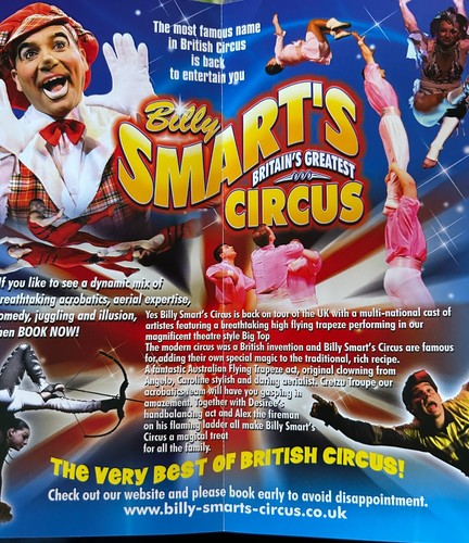 Billy smarts circus advert - smarts,